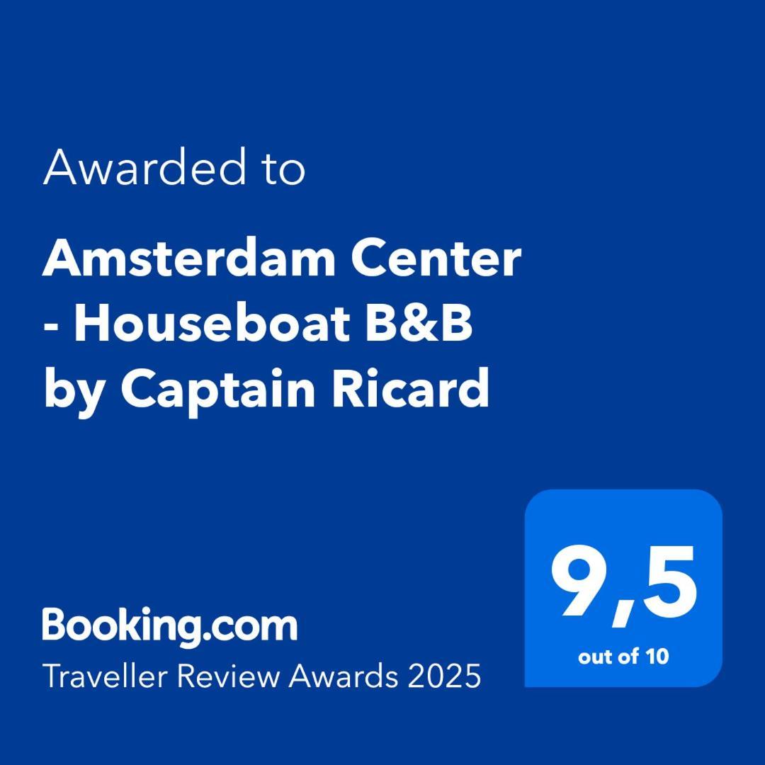 Amsterdam Center - Houseboat B&B By Captain Ricard Экстерьер фото